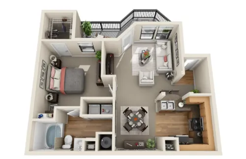 The Verandah floor plan 1