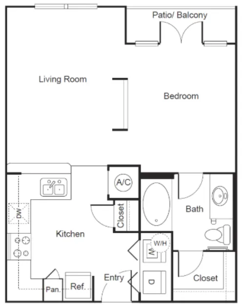 Urban North floor plan 1