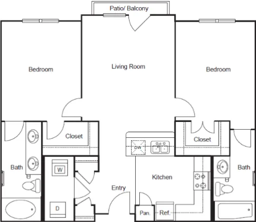 Urban North floor plan 4