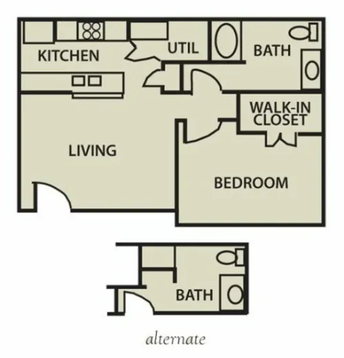 Village at Collinwood floor plan 1