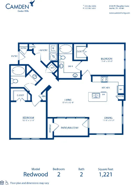 Camden Cedar Hills floor plan 6