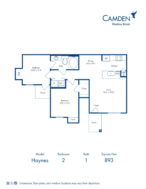 Camden Shadow Brook floor plan 11