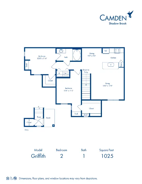 Camden Shadow Brook floor plan 12