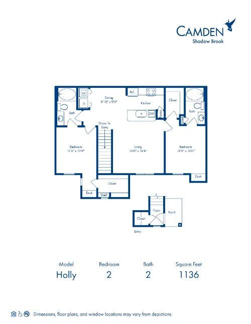 Camden Shadow Brook floor plan 15