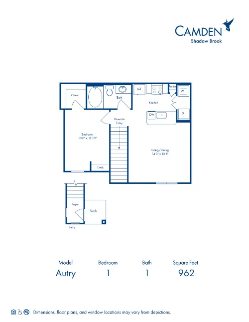 Camden Shadow Brook floor plan 4