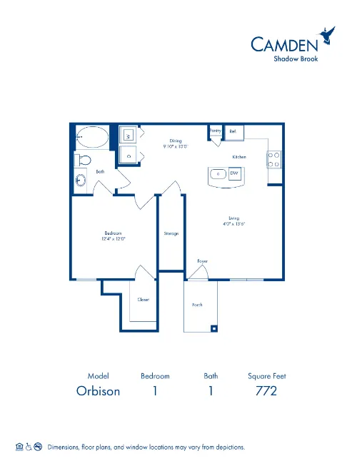 Camden Shadow Brook floor plan 5