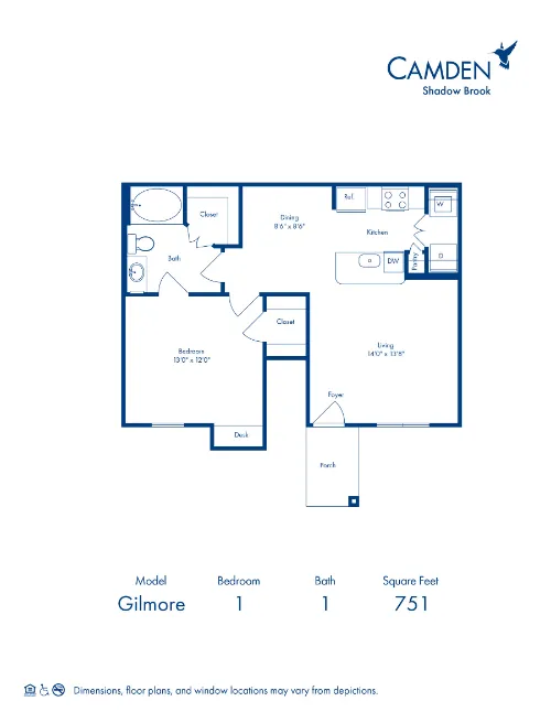 Camden Shadow Brook floor plan 6