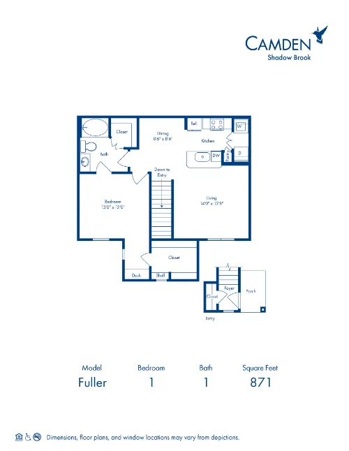 Camden Shadow Brook floor plan 7