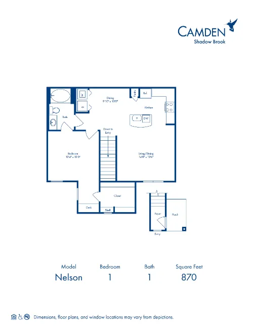 Camden Shadow Brook floor plan 8