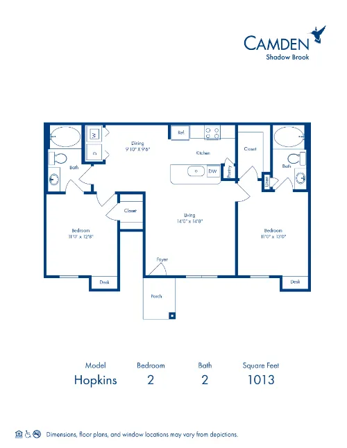 Camden Shadow Brook floor plan 9