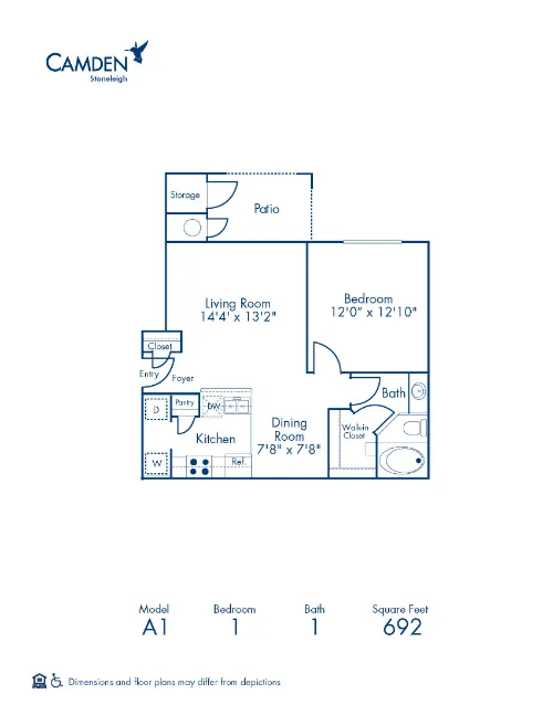 Camden Stoneleigh floor plan 2