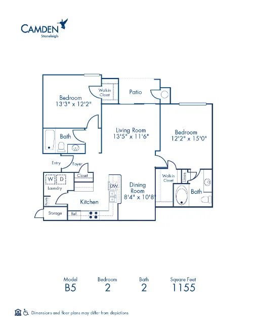 Camden Stoneleigh floor plan 8