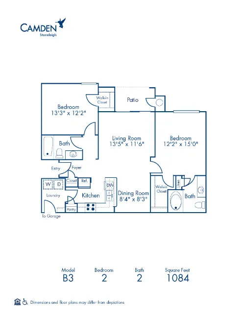 Camden Stoneleigh floor plan 9