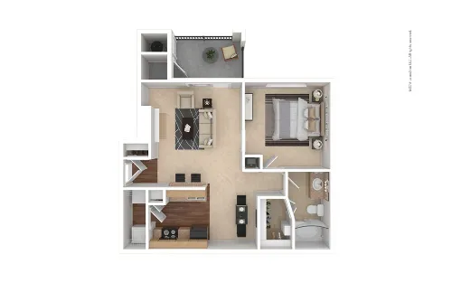 Cortland Southpark Terraces floor plan 3