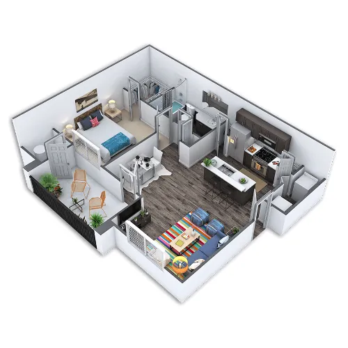 Griffis SoCo Austin floor plan 2