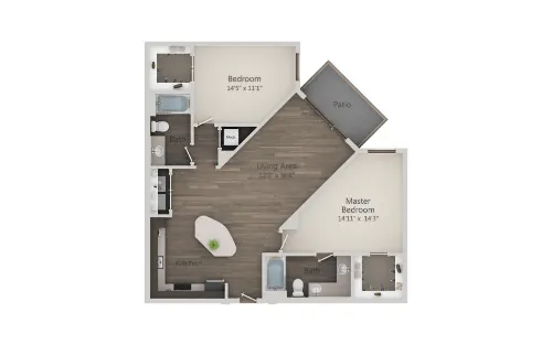 Groves South Lamar floor plan 9