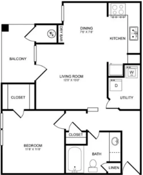 Highlands Hill Country floor plan 1