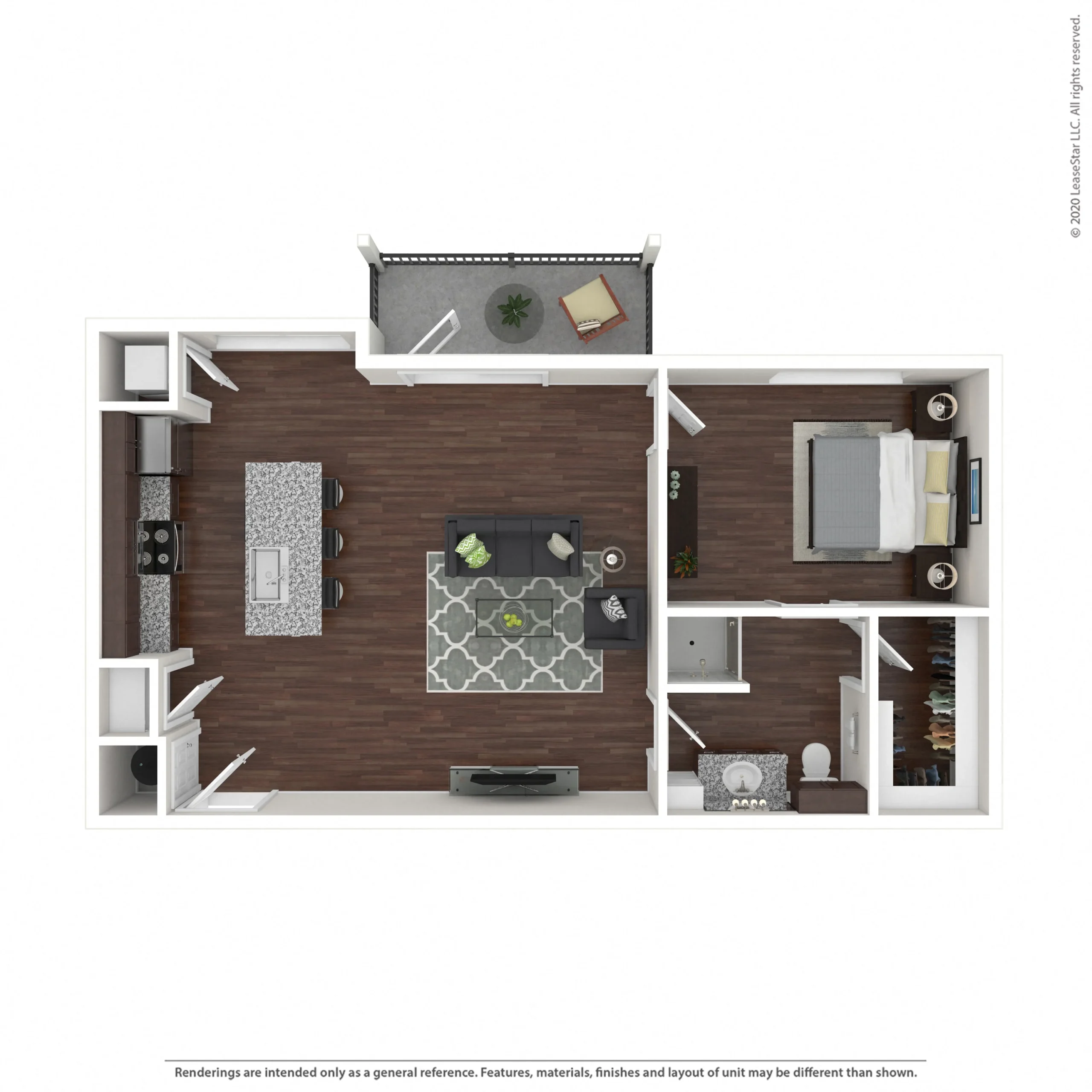 Marquis SoCo Austin Apartments Floor Plan 5