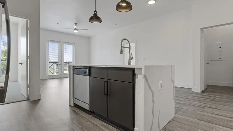 Mosaic at Mueller Apartments Kitchen Island