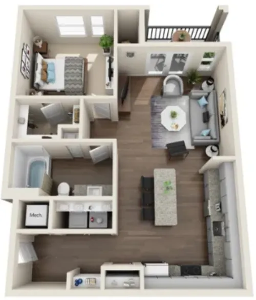 Park at Estancia floor plan 4