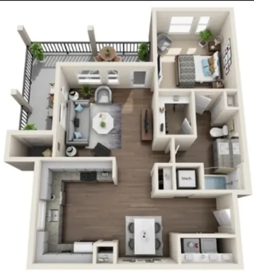 Park at Estancia floor plan 6