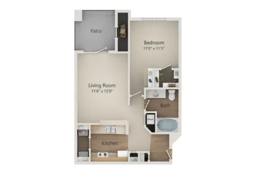 Park at Monterey Oaks floor plan 1