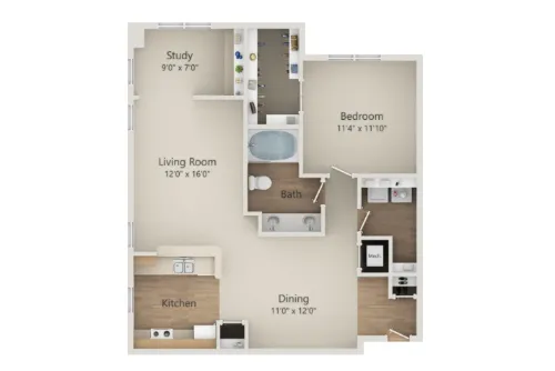 Park at Monterey Oaks floor plan 3