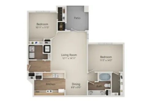 Park at Monterey Oaks floor plan 4