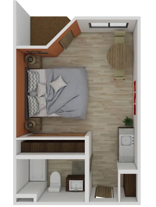 Solstice (Senior) floor plan 1