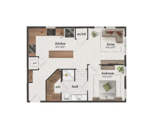 St Elmo Living floor plan 5