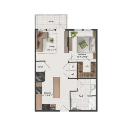 St Elmo Living floor plan 6