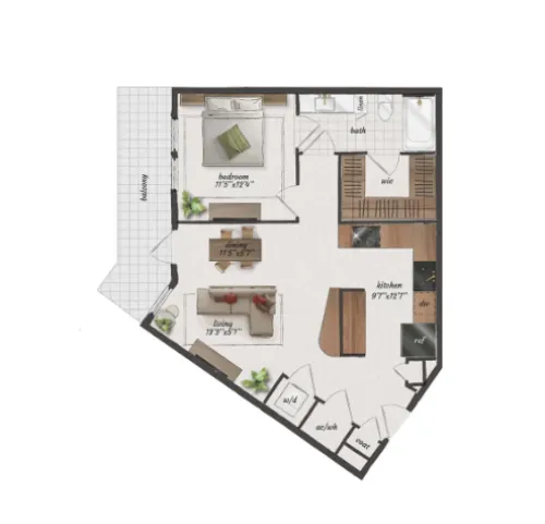 St Elmo Living floor plan 8