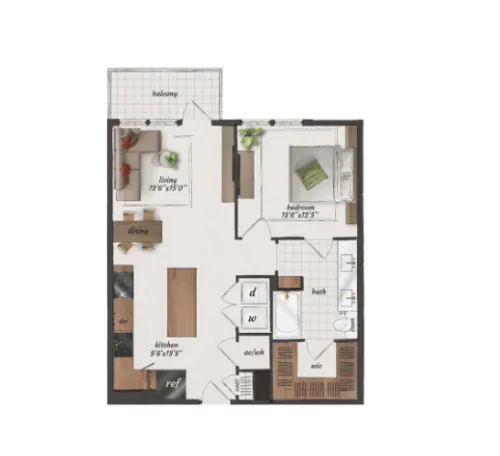 St Elmo Living floor plan 9