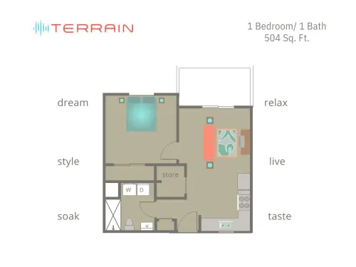 Terrain floor plan 1