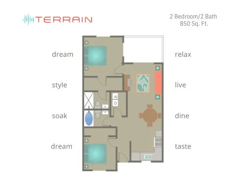 Terrain floor plan 4