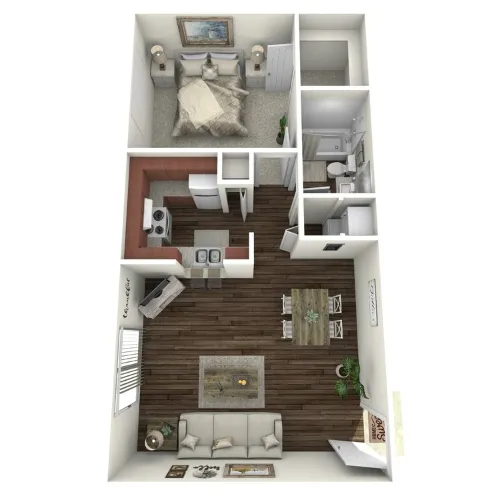 The Arts at South Austin floor plan 1