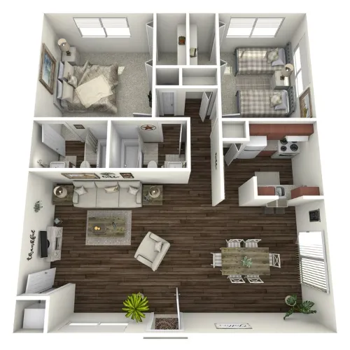 The Arts at South Austin floor plan 5