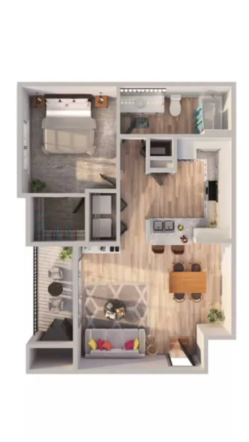 The Brodie floor plan 1