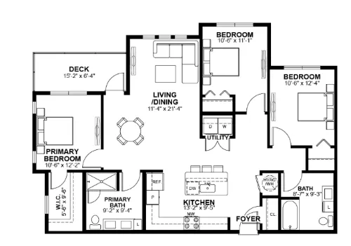 The Prescott floor plan 11