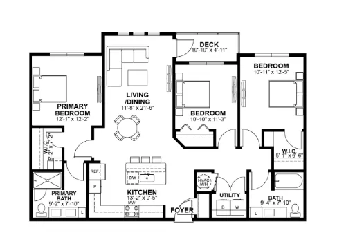 The Prescott floor plan 12