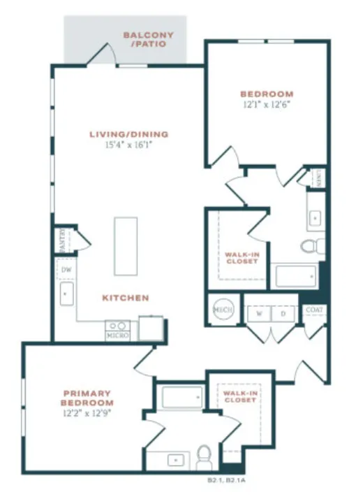 Alexan Melissa Dallas Apartments Floorplan 5