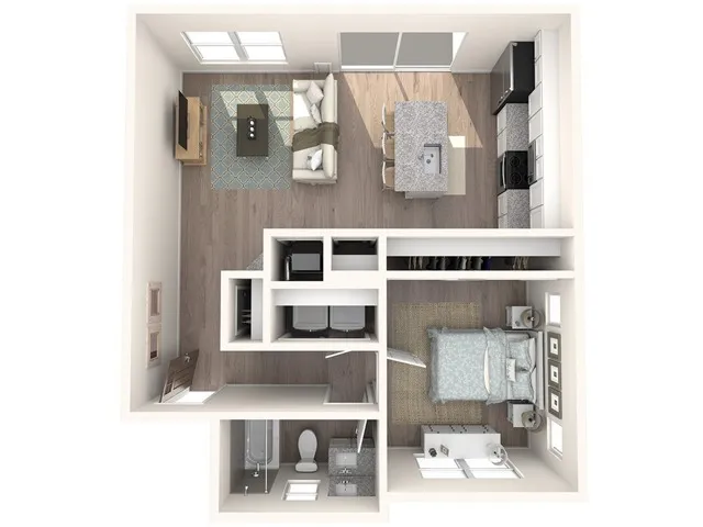 Amavi Celina Apartment Dallas Floor Plan 1