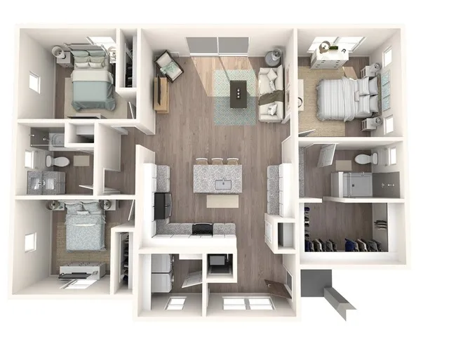 Amavi Celina Apartment Dallas Floor Plan 3