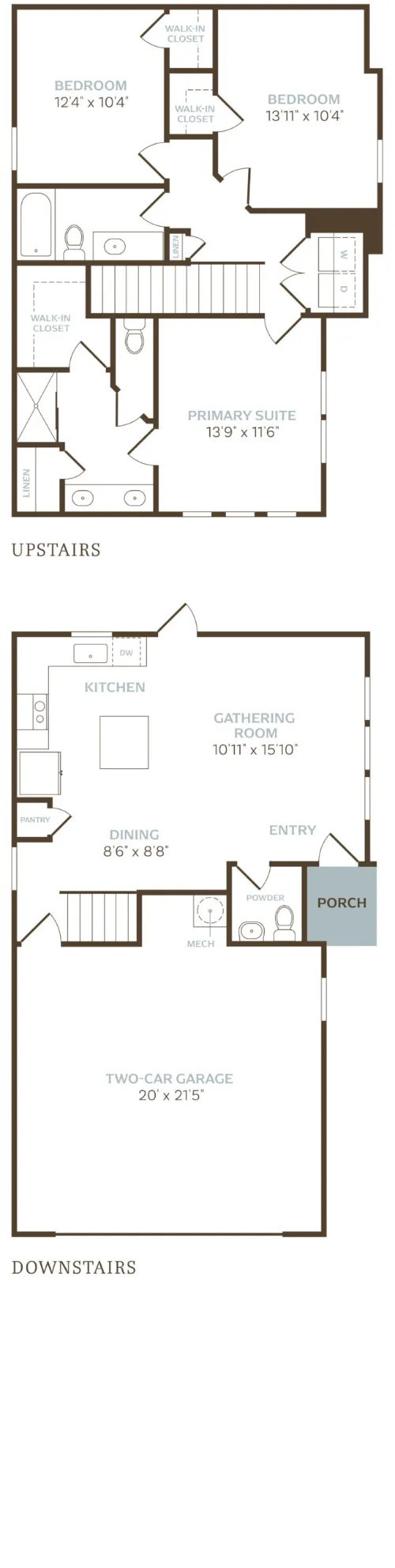 Arista McKinney Apartment Dallas Floor Plan 2