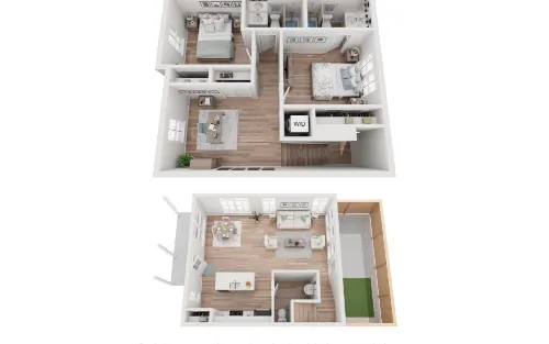 Avendale Painted Tree Dallas Apartment Floor Plan 5