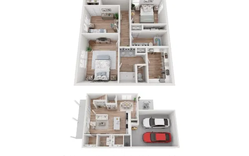 Avendale Painted Tree Dallas Apartment Floor Plan 8