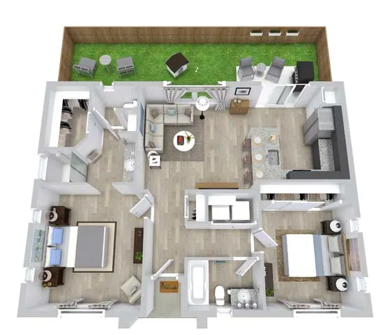 Avilla Boat Club Dallas Apartment Floor Plan 2