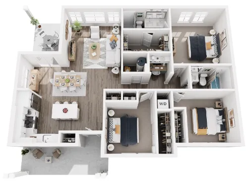 Cadia Sherman Dallas Apartment Floor Plan 4