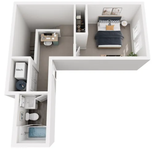 Cadia Sherman Dallas Apartment Floor Plan 5