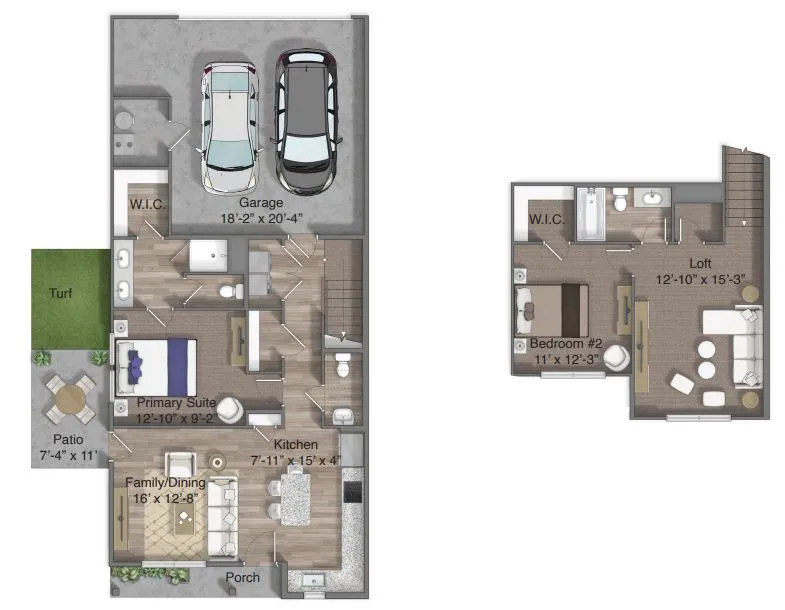 Canvas on Founders Hill Houston Apartment Floor Plan 4